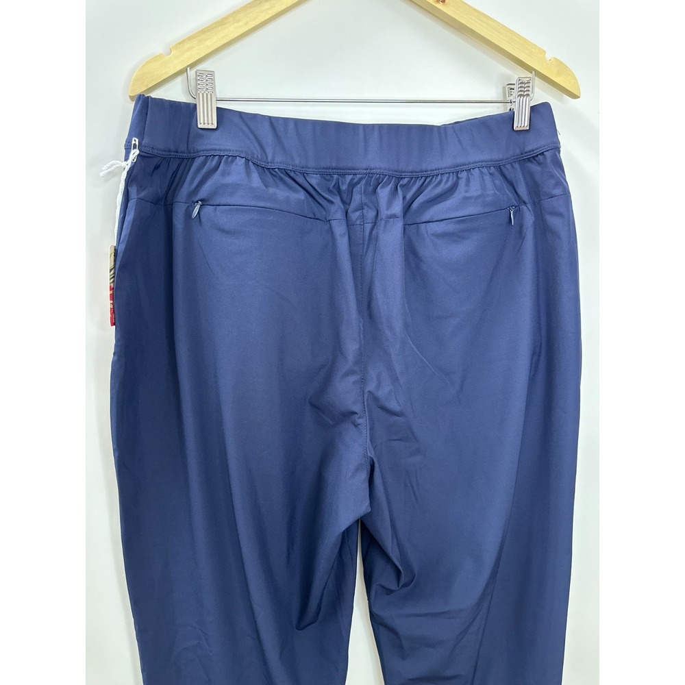 New Tommy Bahama Everyday Active XL Navy Pull-On Ankle Pants Zip Hem Stretch - Picture 8 of 11